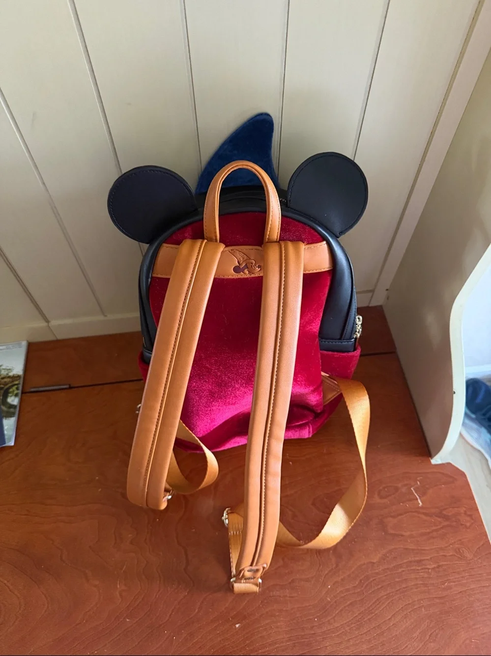 Disney Loungefly Mickey Sorcerer Mini Backpack in Black, Blue, Red & Yellow
